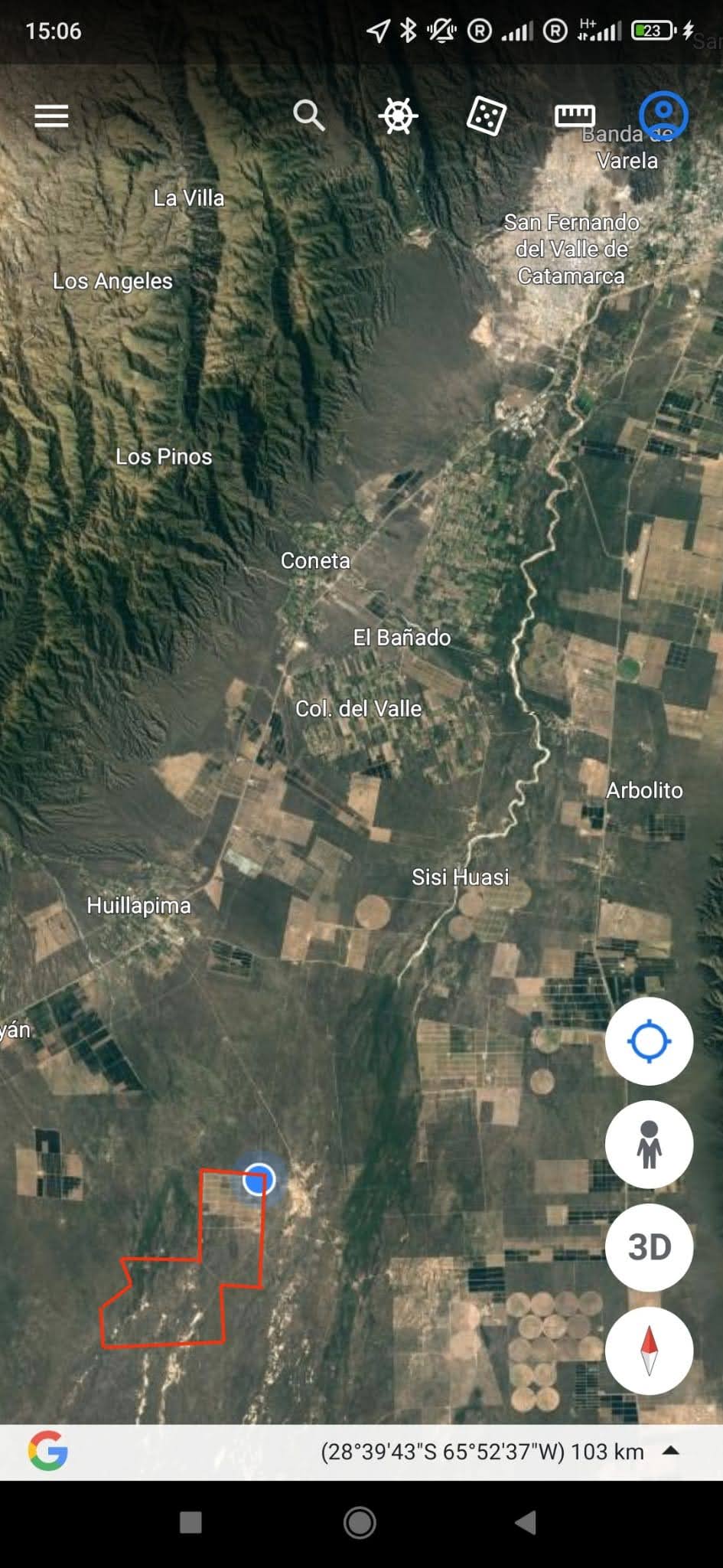 Campo de 3000 ha.