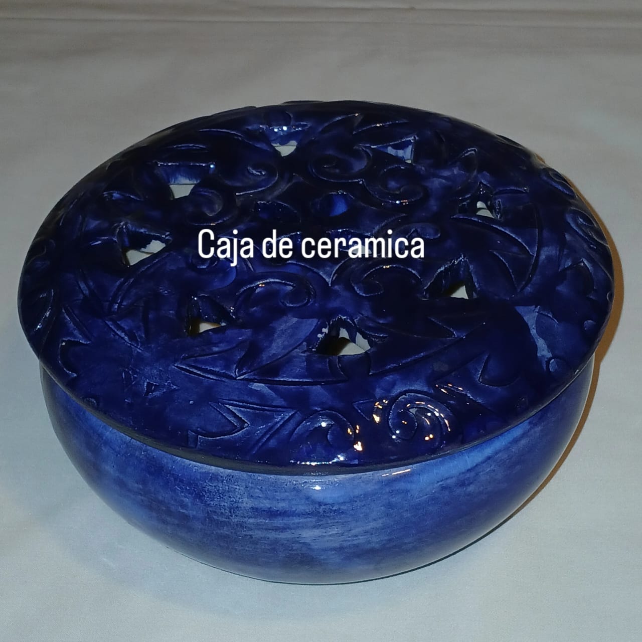Caja de Cerámica Azul