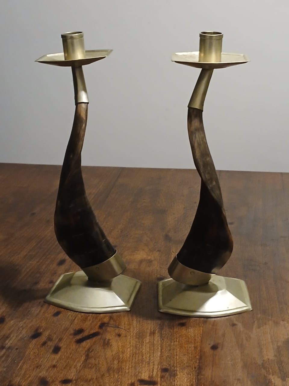 Candelabro de Hueso y Alpaca