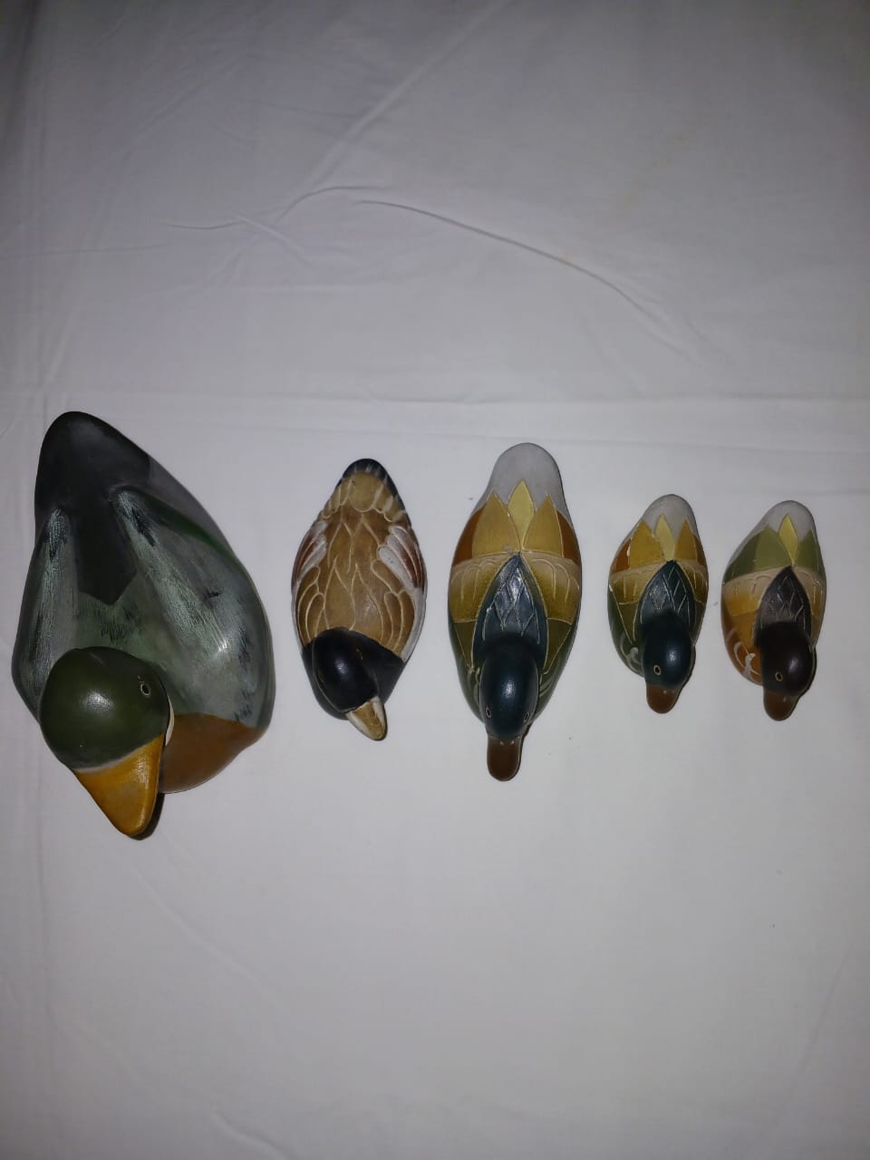 Juego de Patos de Arcilla Ahumada