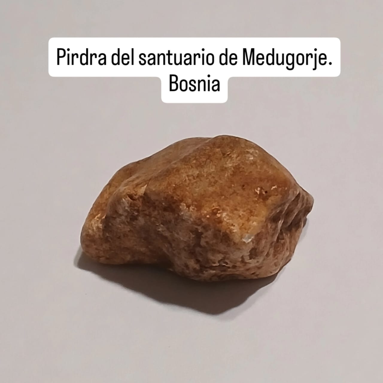 Piedra del Santuario de Medugorje
