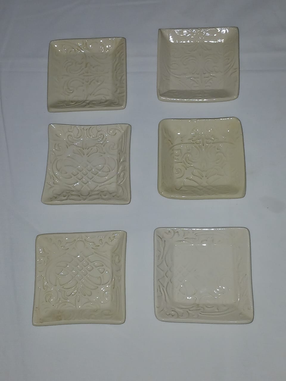 Seis Platos de Cerámica