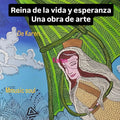 Virgen en aladelta - Obra de Karen